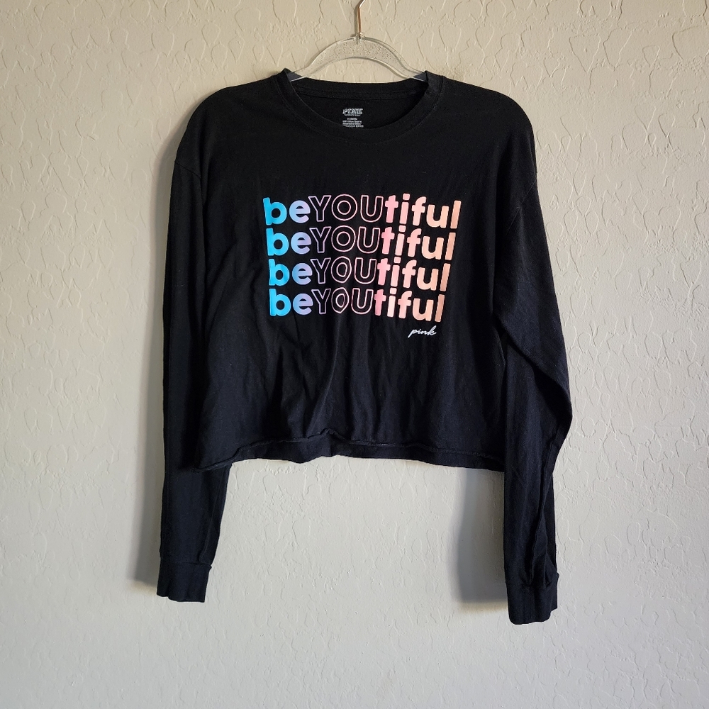 VS PINK Crop long sleeve t-shirt Medium